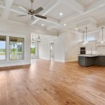Gorgeous open floor plan with rich hardwood floors. The kitchen overlooks the family room and the breakfast nook.