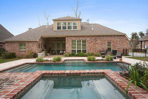 Custom Home with Custom Pool in Memphis Trace by Integrity Builders
